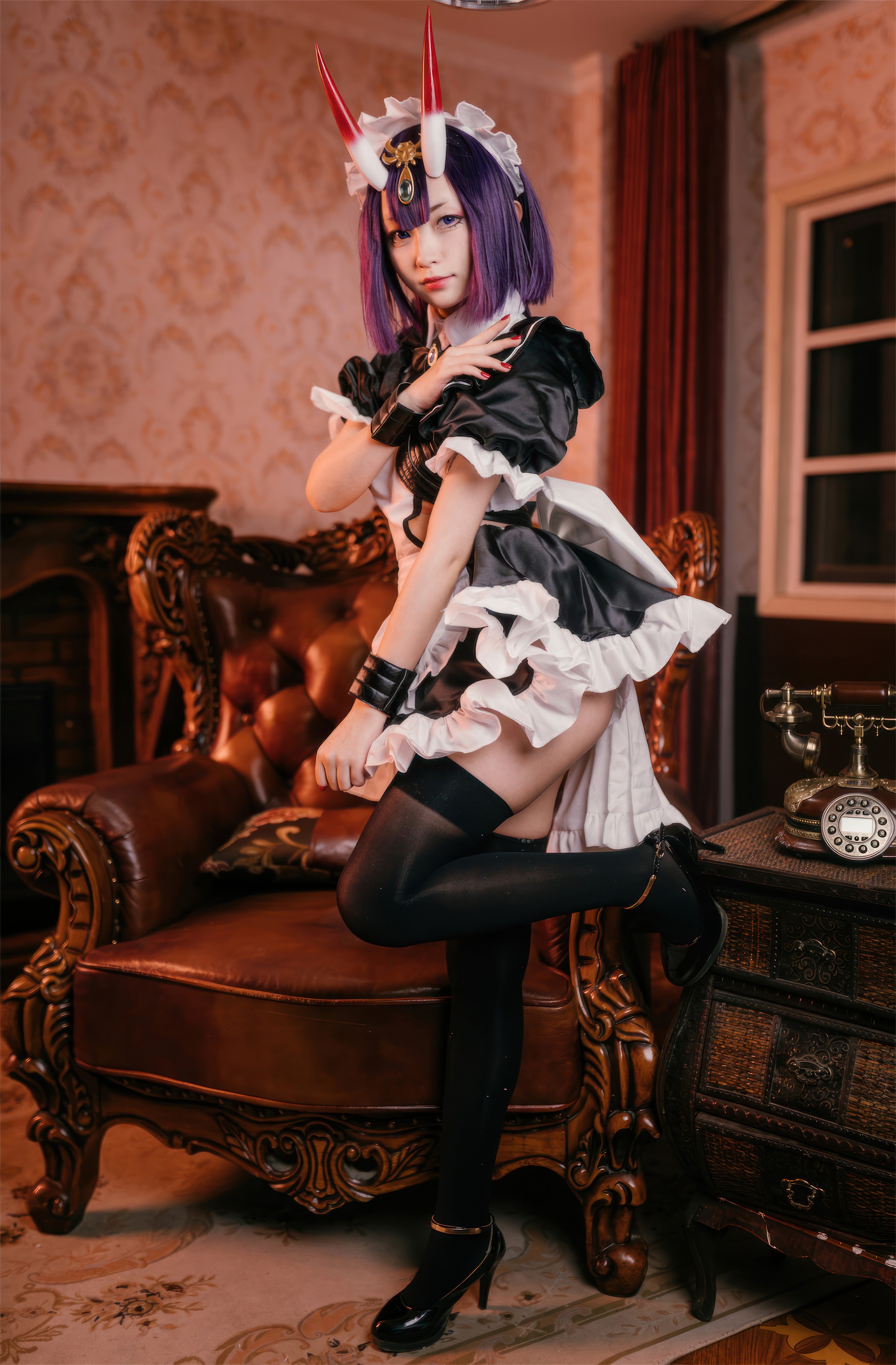 图片[1]-花铃 – NO.071 FGO 酒吞童子 女仆[72P]-XikXak